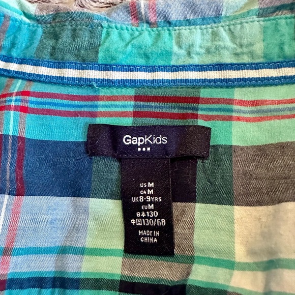 2/$30 - Boys Plaid Flannel Button Up Shirt - Picture 6 of 6